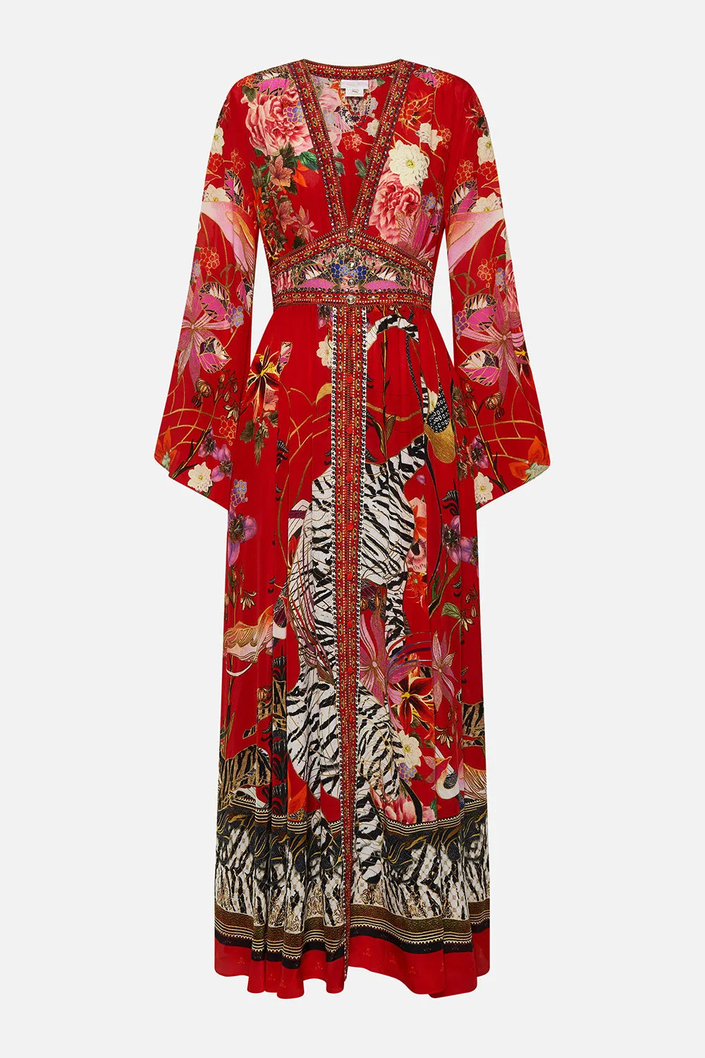 KIMONO SLEEVE DRESS WITH SHIRRING DETAIL THE LEGEND OF ZIBA sold by Camilla product image thumbnail 3