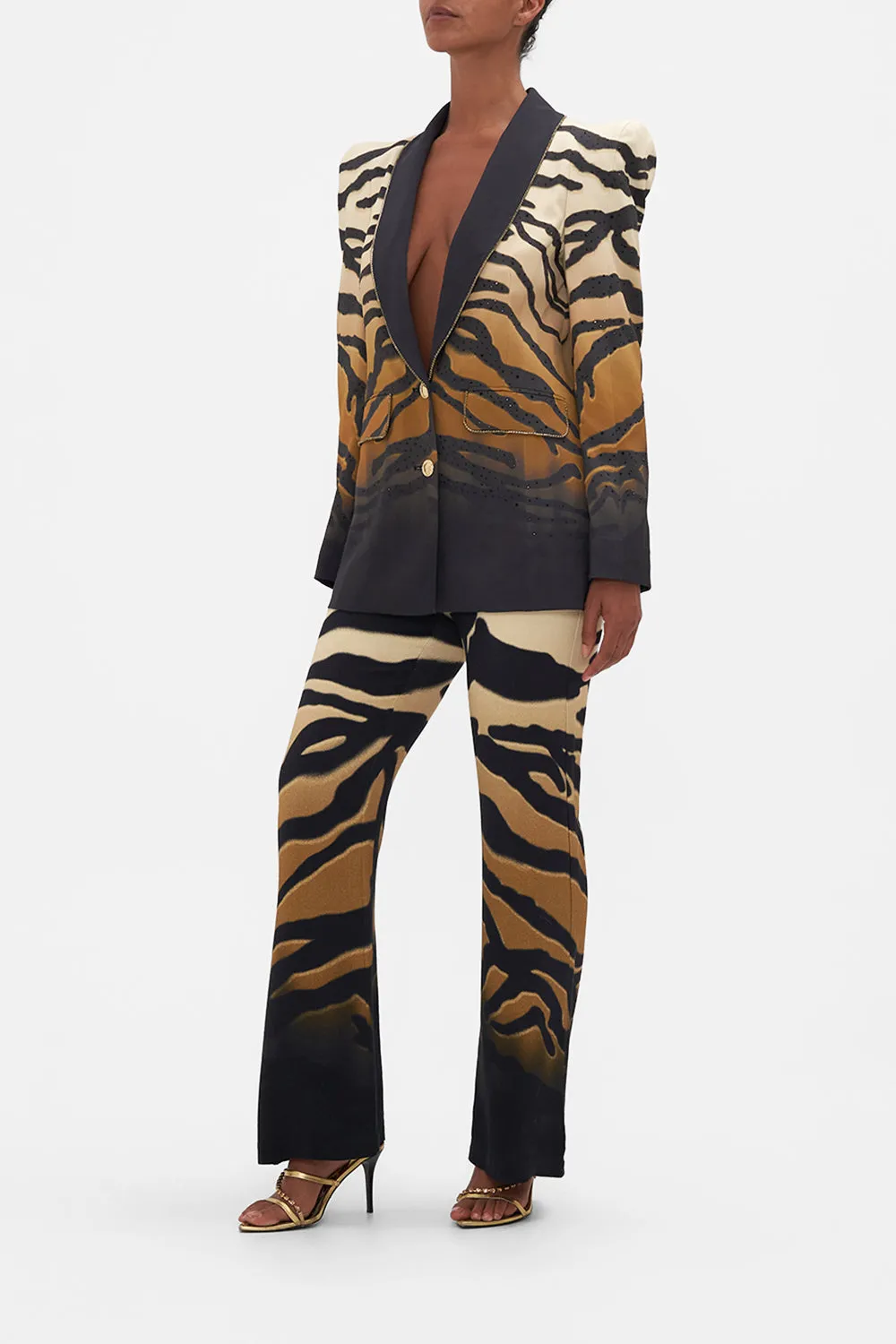 PEAKED SHOULDER BLAZER TAME MY TIGER sold by Camilla product image thumbnail 4