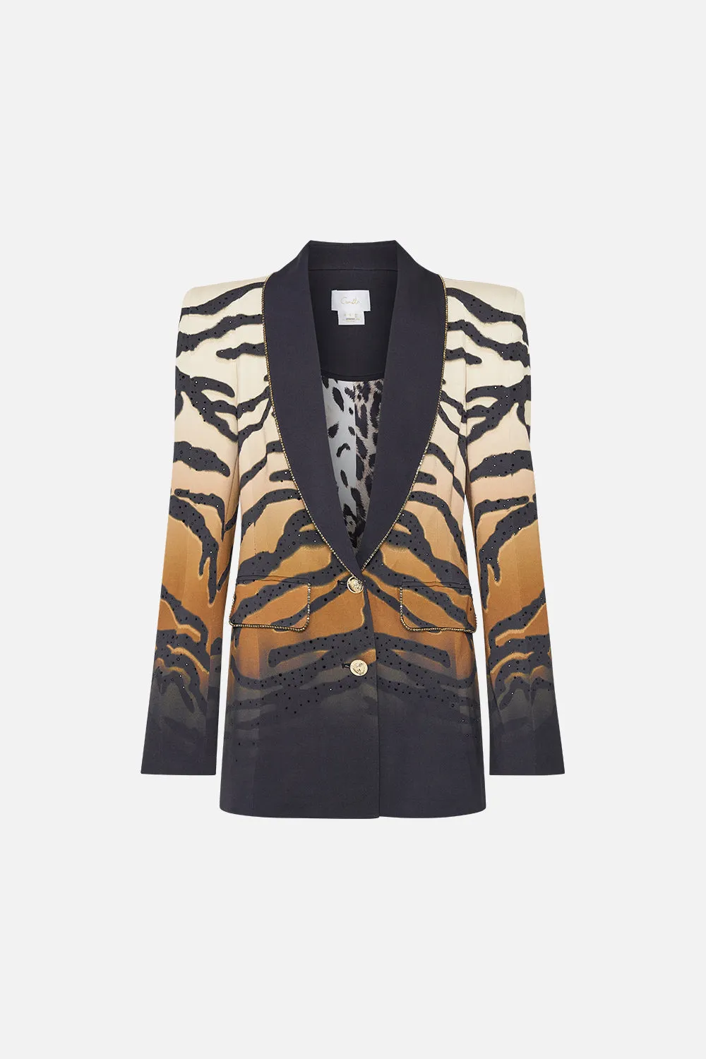 PEAKED SHOULDER BLAZER TAME MY TIGER sold by Camilla product image thumbnail 3