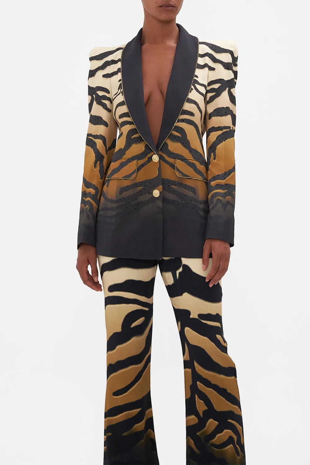 PEAKED SHOULDER BLAZER TAME MY TIGER sold by Camilla product image thumbnail 5