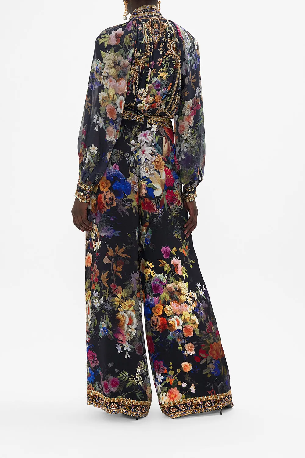 SCARF BELT WIDE LEG PANT PLAY YOUR CARDS RIGHT sold by Camilla product image thumbnail 2