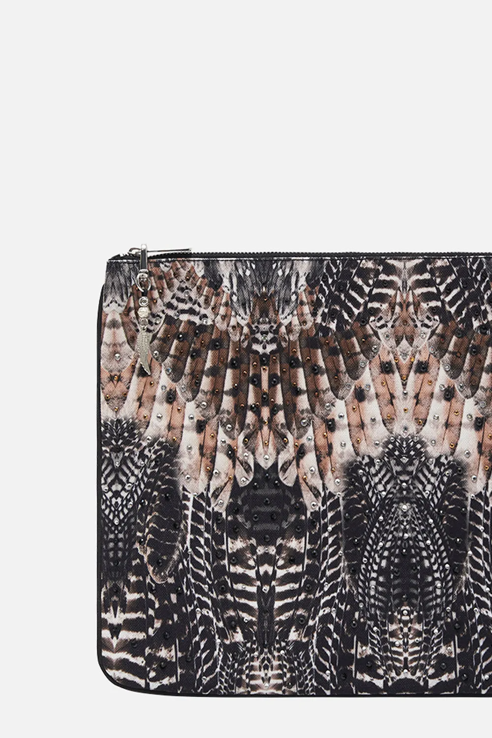 LARGE CANVAS CLUTCH NIGHT OWL sold by Camilla product image thumbnail 2