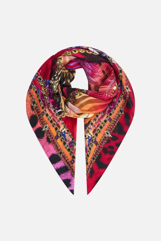 LARGE SQUARE SCARF WILD LOVING sold by Camilla