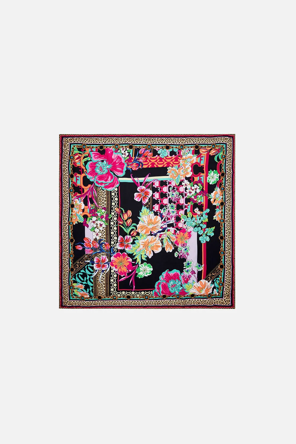 LARGE SQUARE SCARF PRINTED PRIMA VERA sold by Camilla product image thumbnail 2