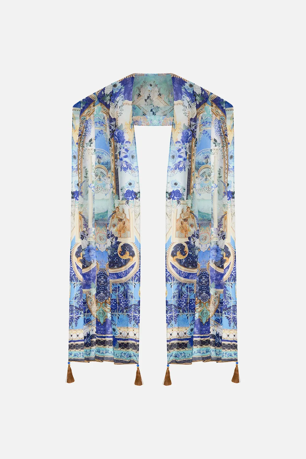 LONG SCARF VIEWS OF VESUVIUS sold by Camilla