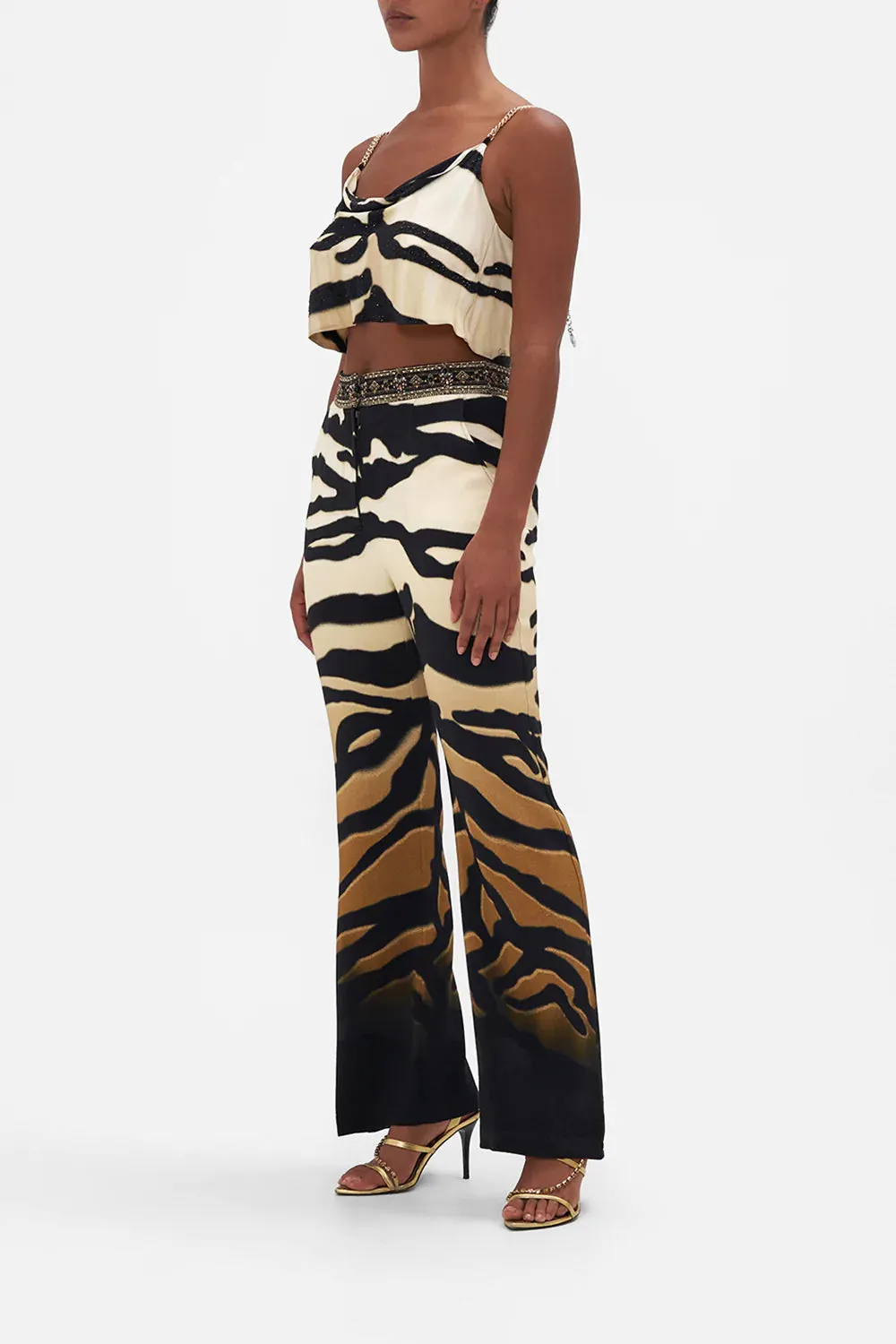 FULL LENGTH FLARED PANT TAME MY TIGER sold by Camilla product image thumbnail 4