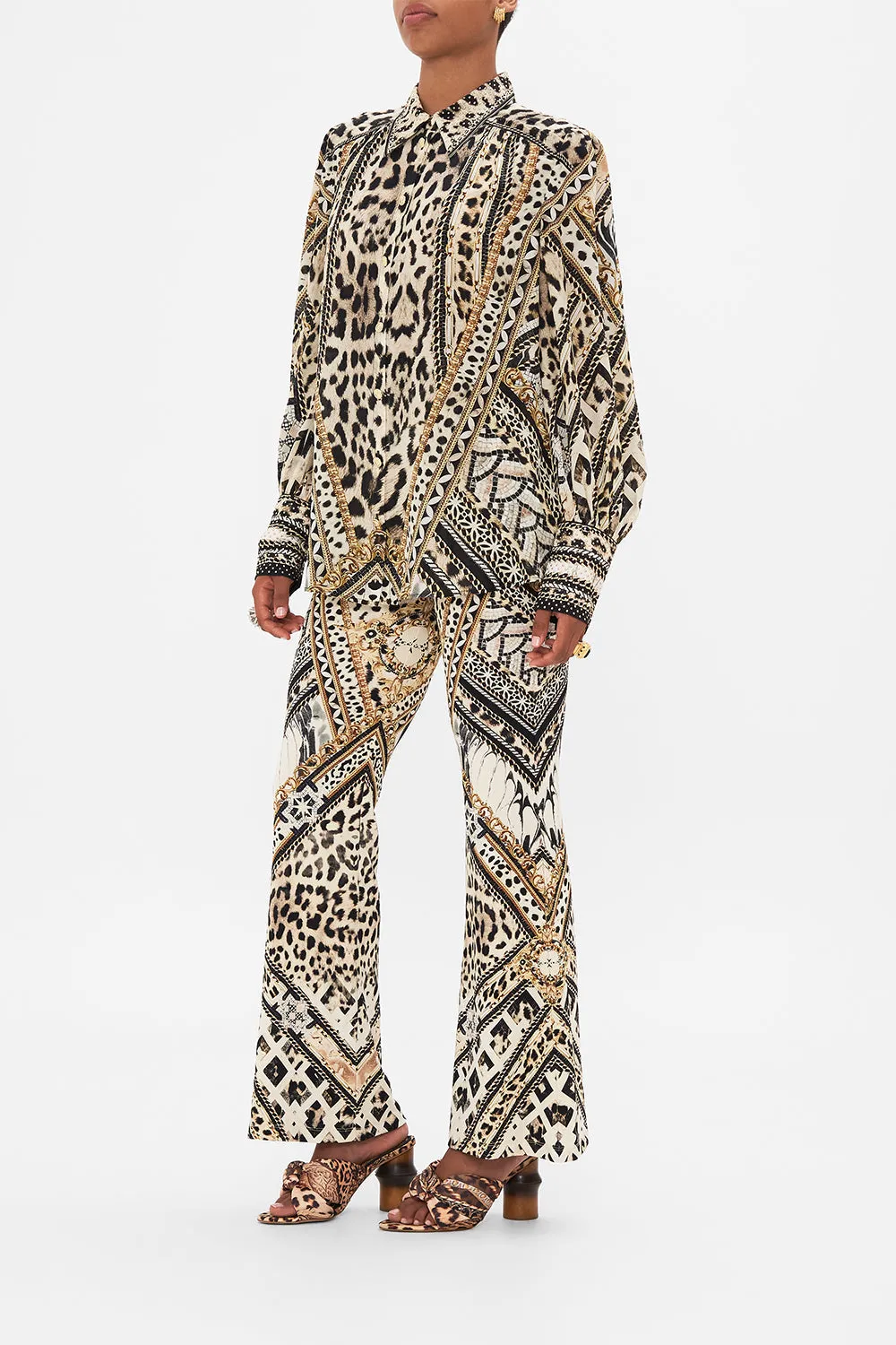 BUTTON THROUGH BLOUSON SLEEVE BLOUSE MOSAIC MUSE sold by Camilla product image thumbnail 4