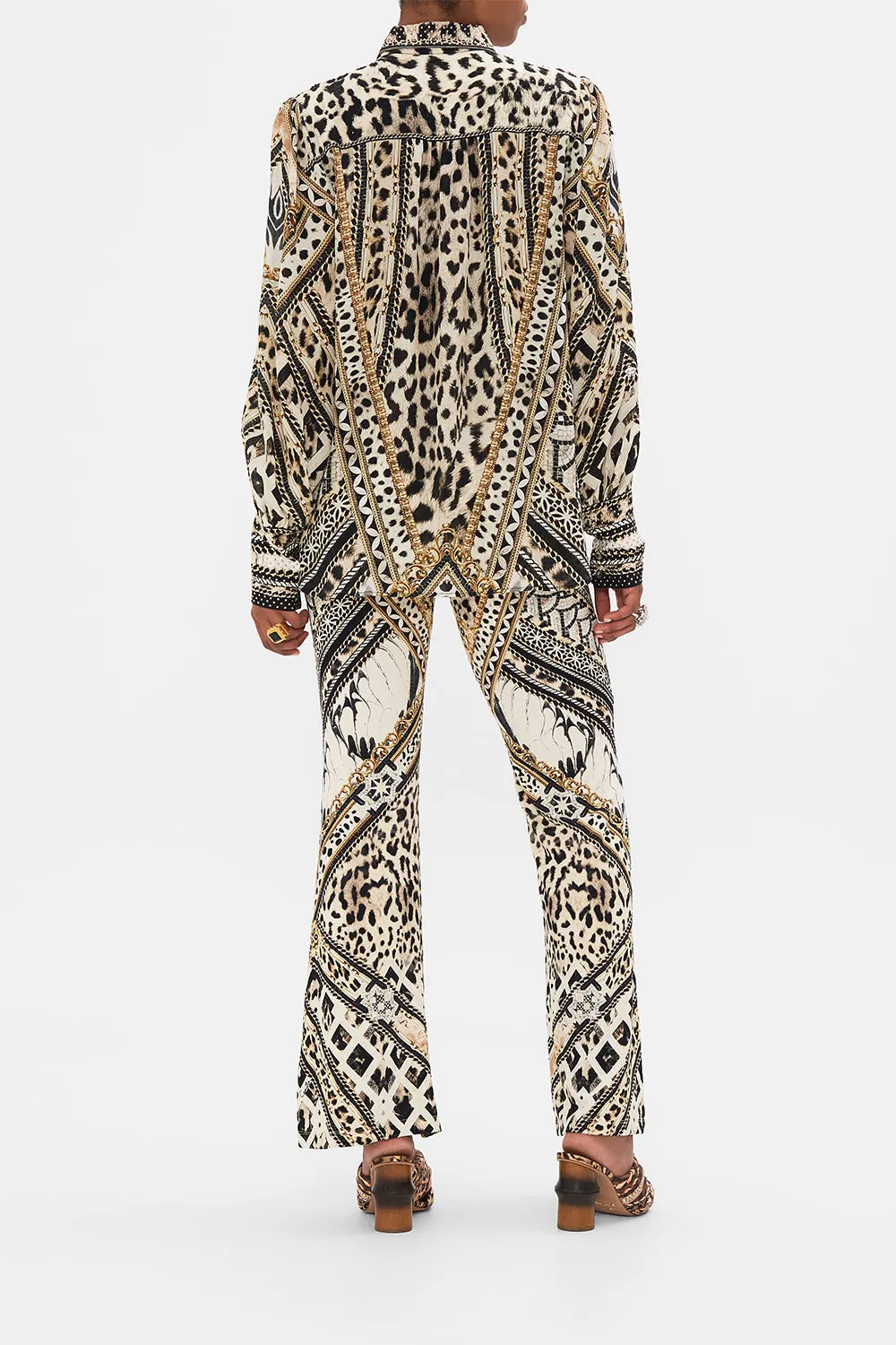 BUTTON THROUGH BLOUSON SLEEVE BLOUSE MOSAIC MUSE sold by Camilla product image thumbnail 2