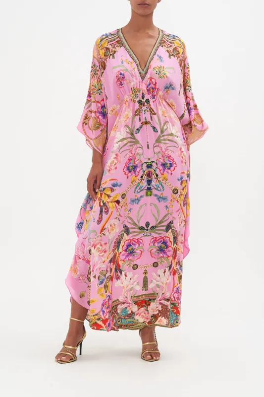 GATHERED WAIST KAFTAN LOOK AT ME made by Camilla