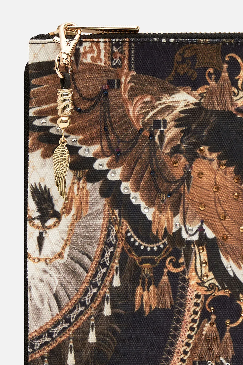 SMALL CANVAS CLUTCH RAVIN RAVEN sold by Camilla product image thumbnail 2