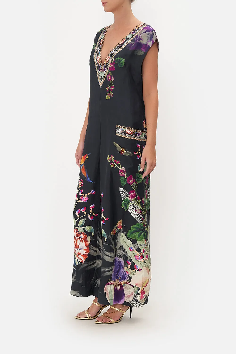 V NECK JUMPSUIT WITH PATCH POCKETS PARADISO PLACE sold by Camilla product image thumbnail 4