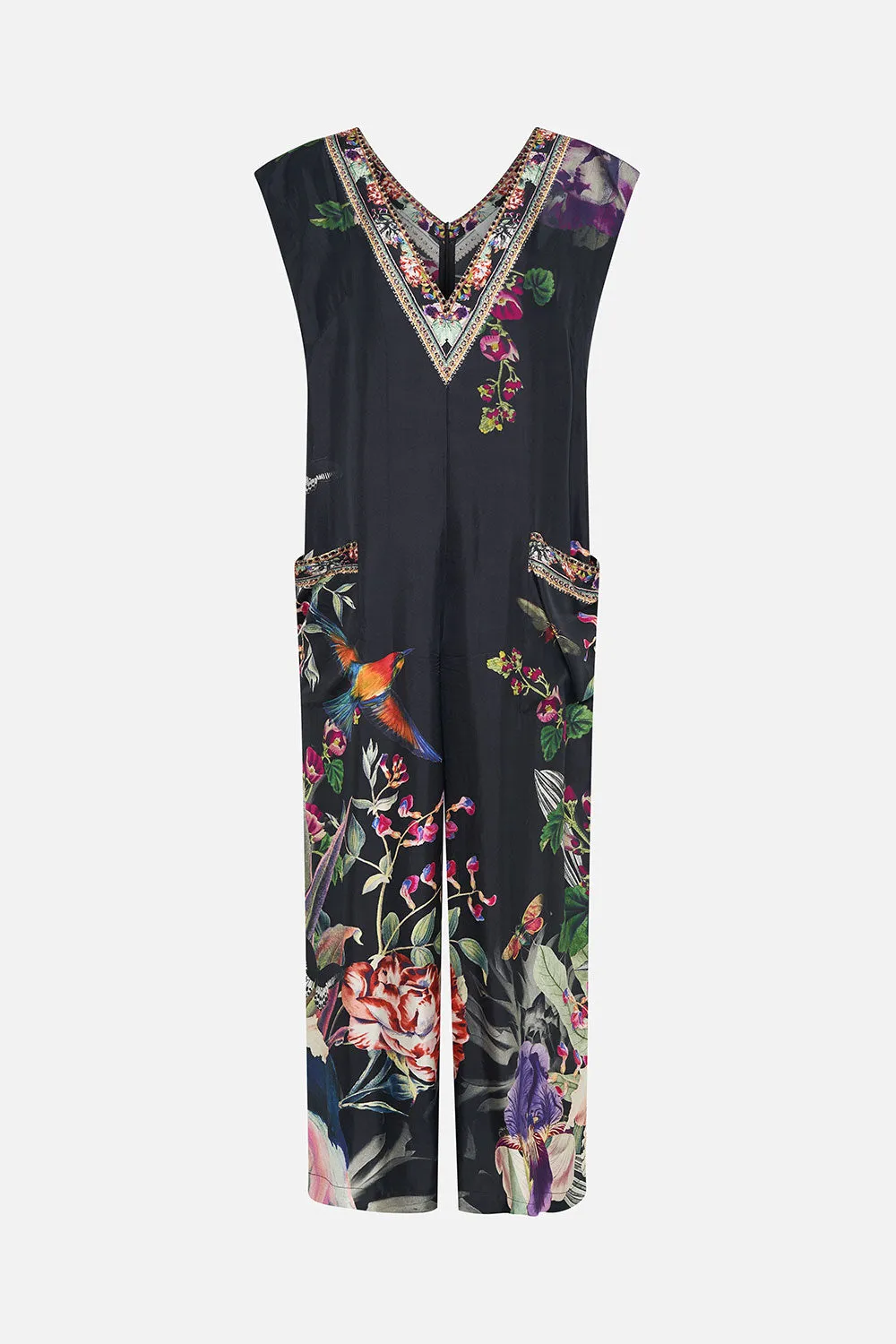 V NECK JUMPSUIT WITH PATCH POCKETS PARADISO PLACE sold by Camilla product image thumbnail 3