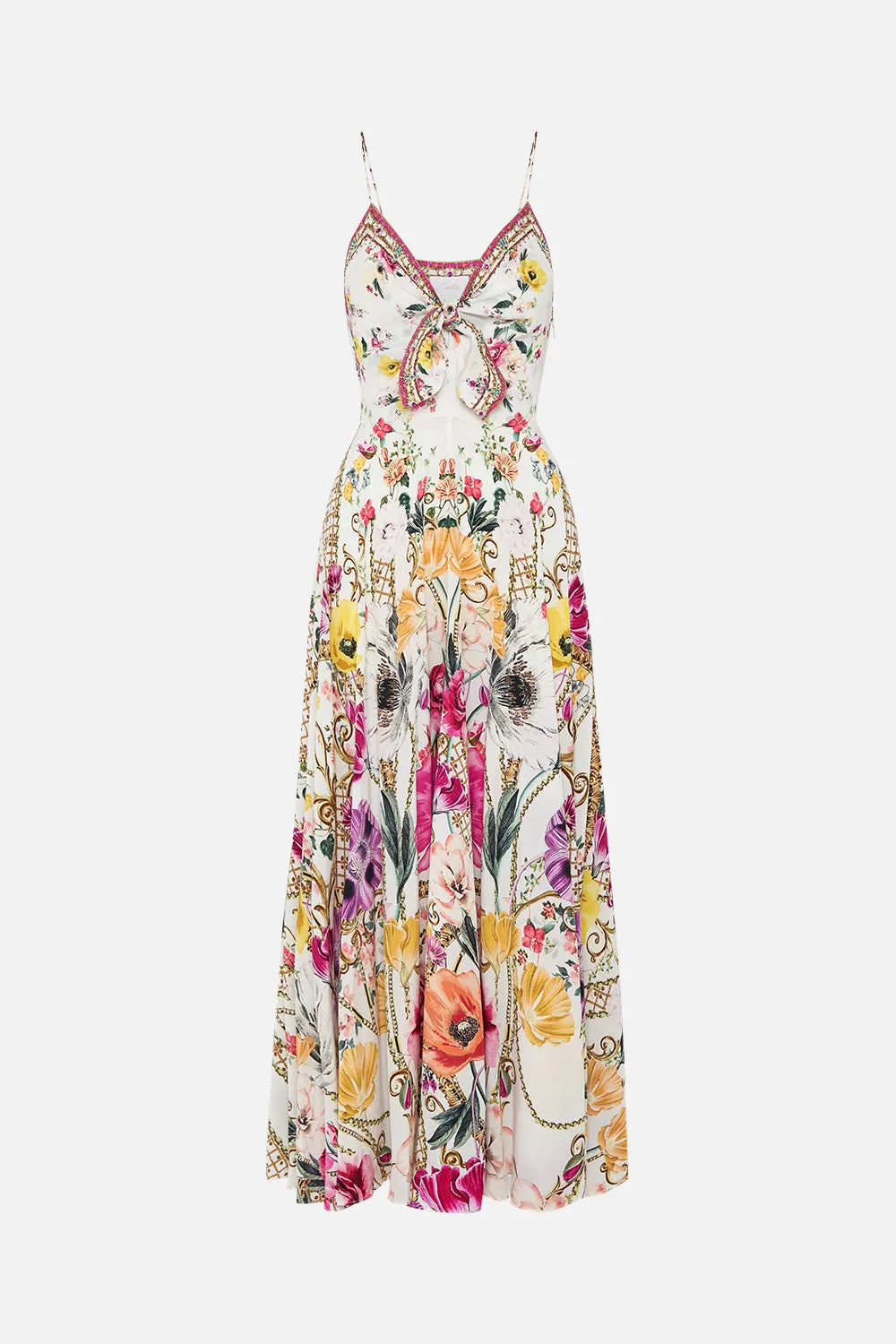 LONG DRESS WITH TIE FRONT DESTINY CALLING sold by Camilla product image thumbnail 3