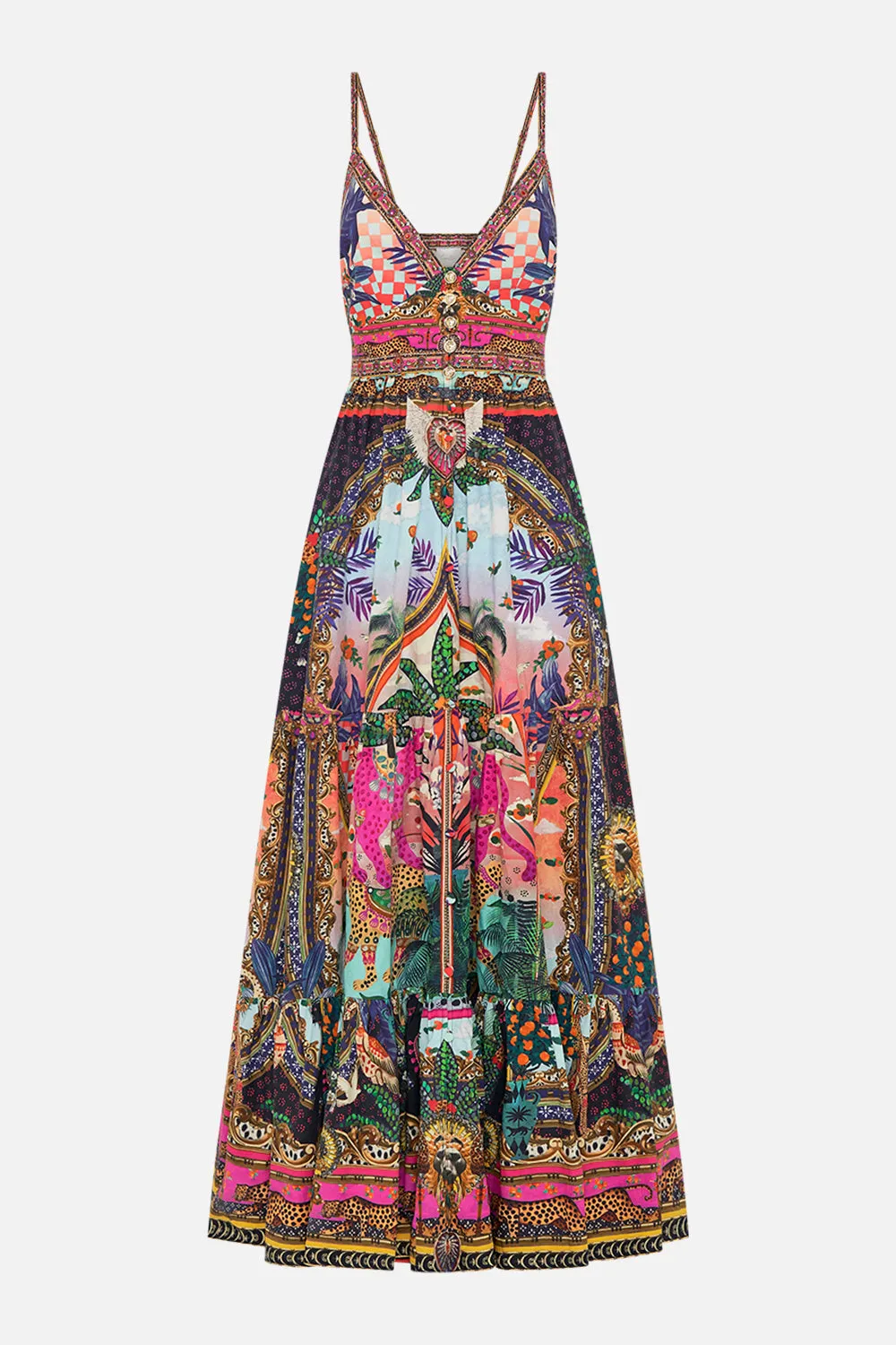 ORGANIC COTTON TIERED BODICE DRESS ALESSANDROS ATLANTIS sold by Camilla product image thumbnail 3