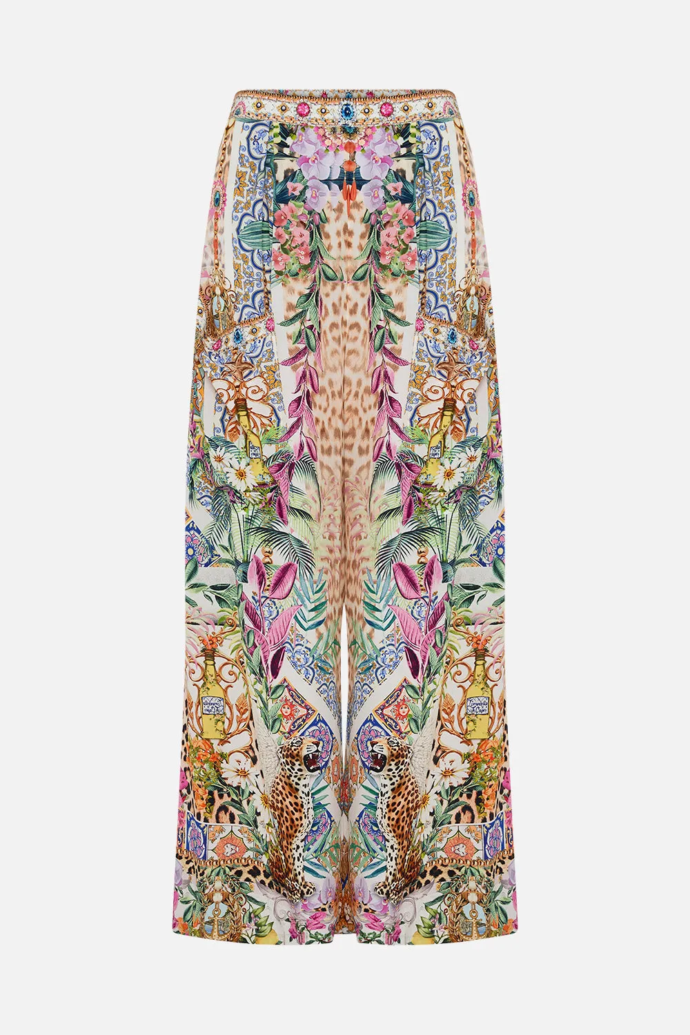 WIDE LEG TROUSER WITH FRONT POCKETS FLOWERS OF NEPTUNE sold by Camilla product image thumbnail 3