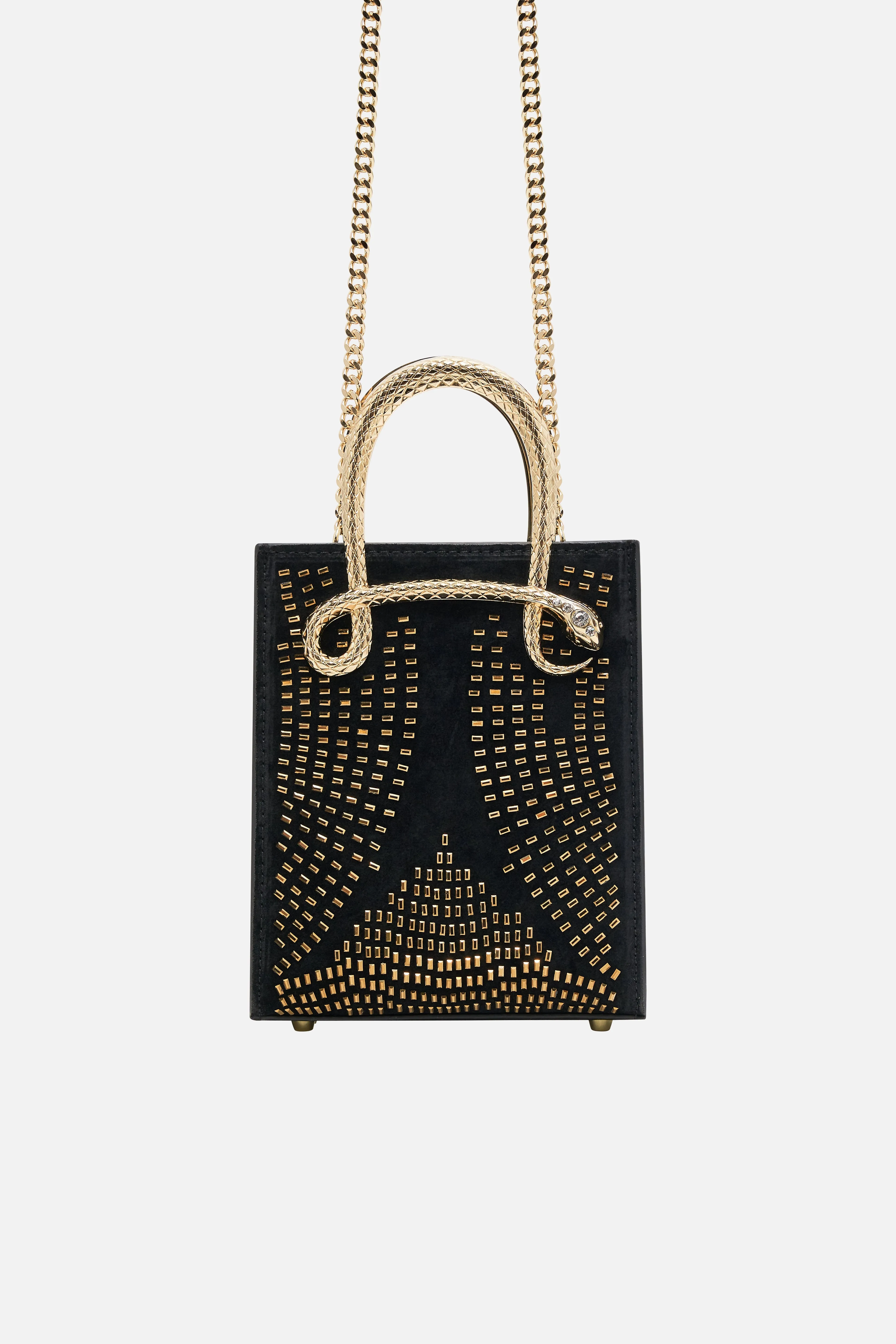 MINI NORTH SOUTH TOTE SOLID BLACK sold by Camilla product image thumbnail 4