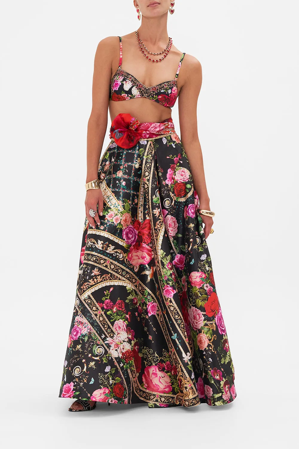 LARGE SQUARE SCARF ITALIAN ROSA sold by Camilla product image thumbnail 3