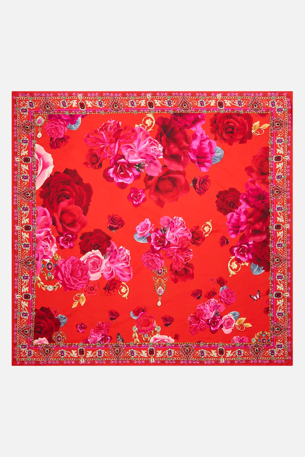 LARGE SQUARE SCARF ITALIAN ROSA sold by Camilla product image thumbnail 2