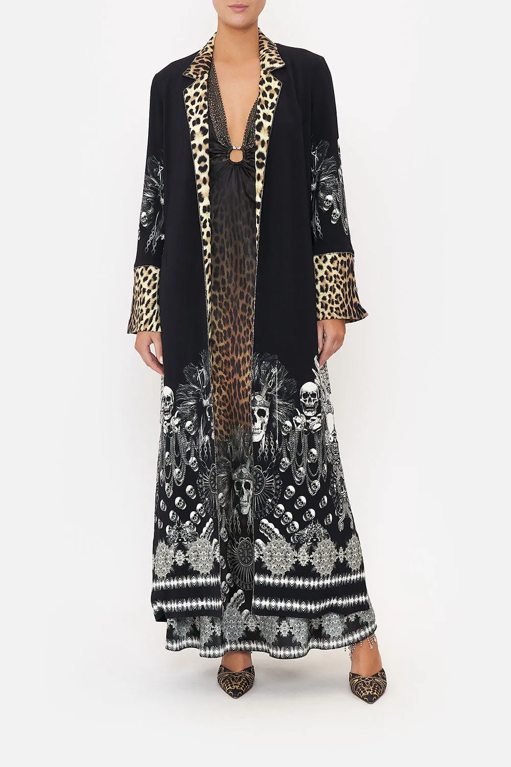 CUFFED SIDE SPLIT COAT ORDER OF DISORDER sold by Camilla