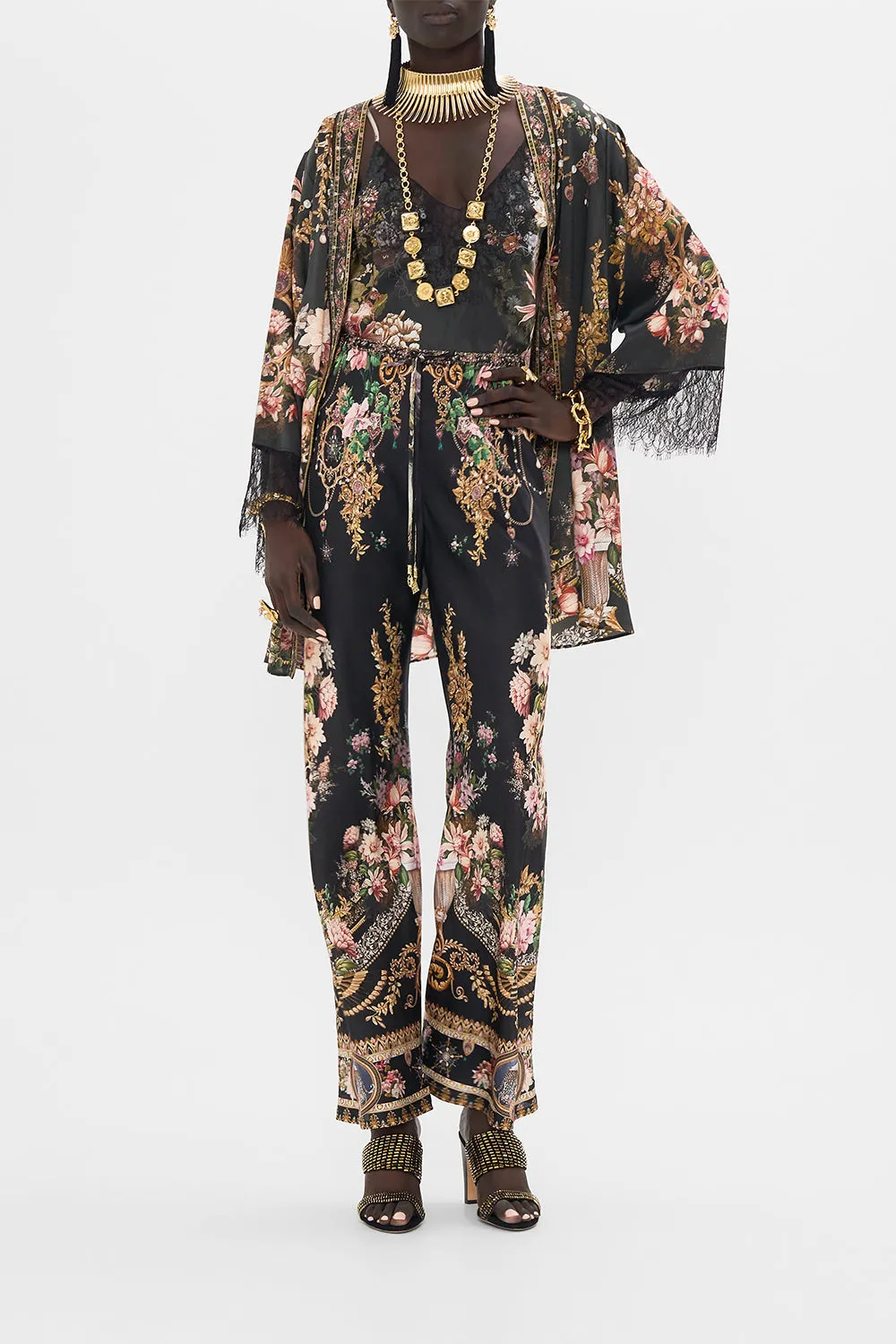 BIAS CUT DRAWSTRING PANT DYNASTY DAZE sold by Camilla product image thumbnail 5