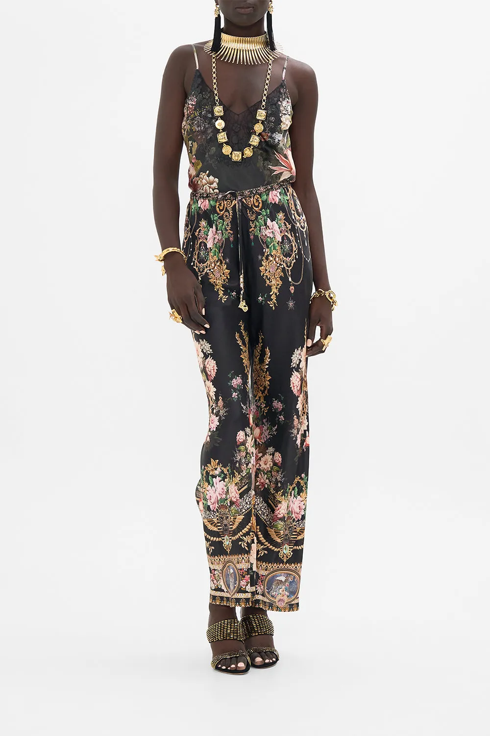 BIAS CUT DRAWSTRING PANT DYNASTY DAZE sold by Camilla