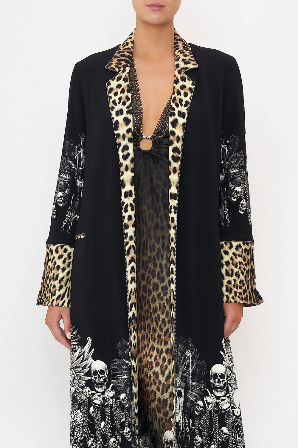 CUFFED SIDE SPLIT COAT ORDER OF DISORDER sold by Camilla product image thumbnail 5