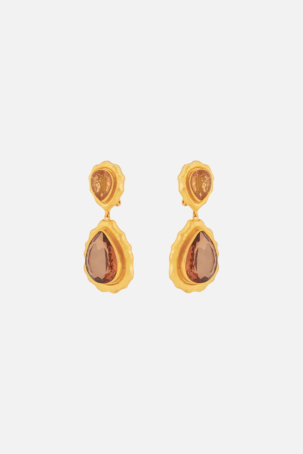 PAULINA CITRINE QUARTZ EARRINGS MULTI sold by Camilla product image thumbnail 2