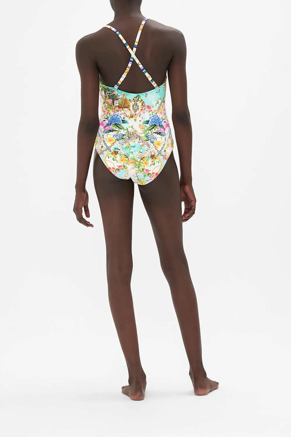 SCOOP NECK ONE PIECE WITH BUTTONS AMALFI LULLABY sold by Camilla product image thumbnail 2