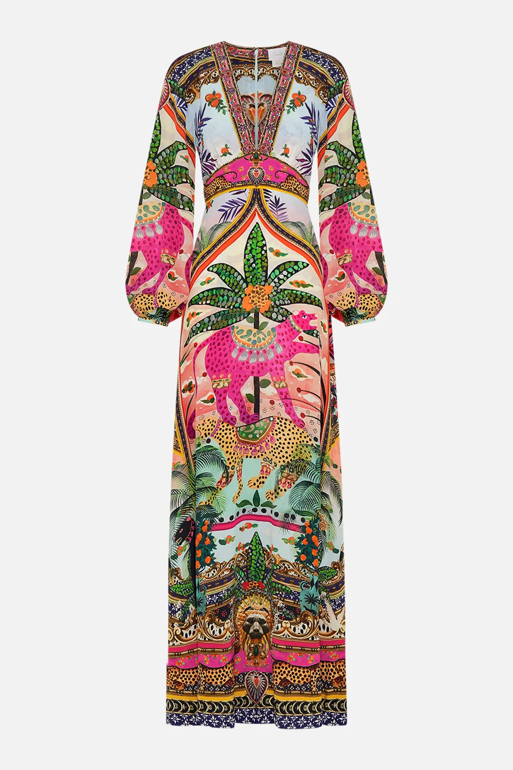 PRINTED LANTERN SLEEVE DRESS ALESSANDROS ATLANTIS sold by Camilla product image thumbnail 3