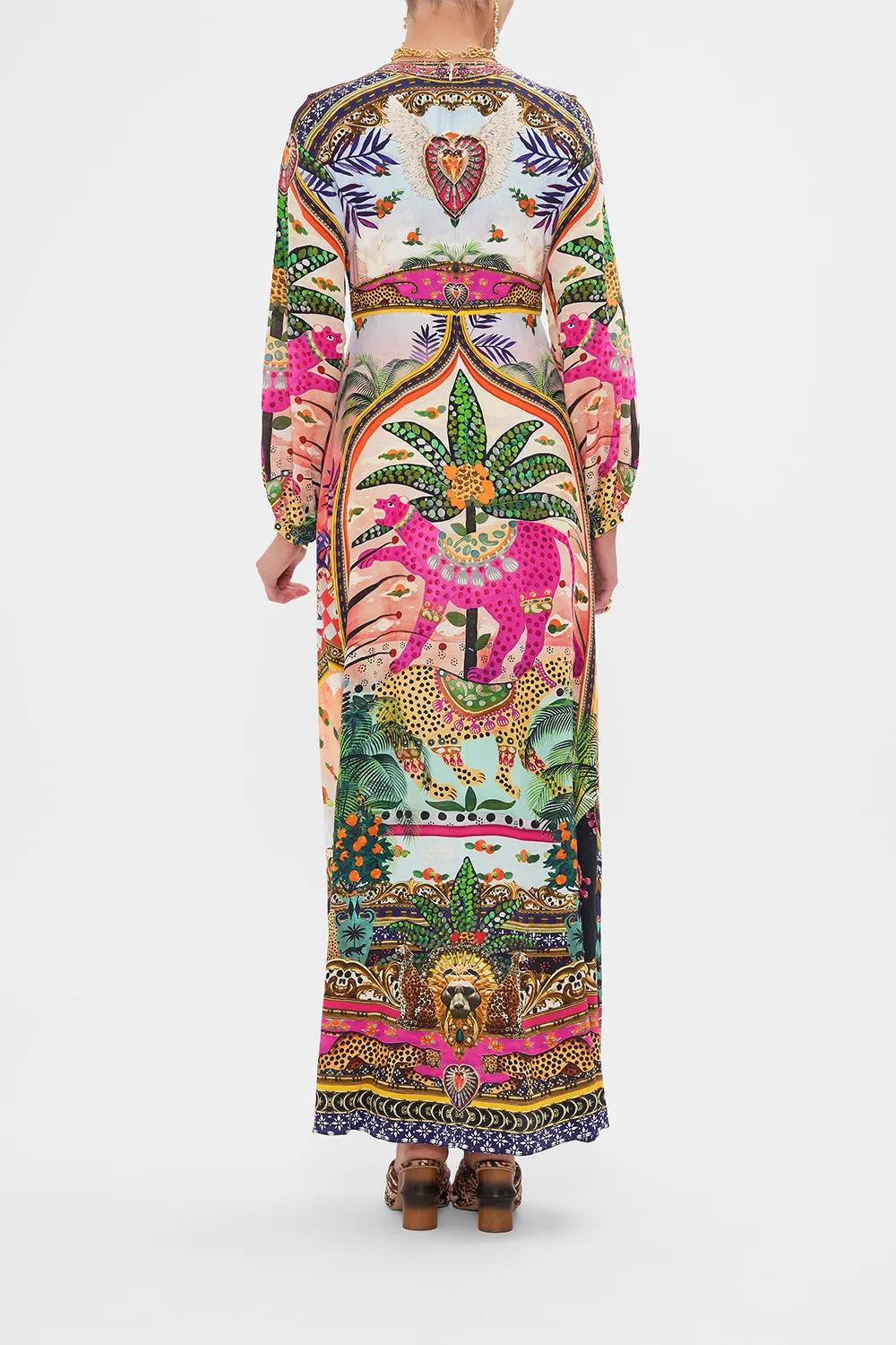 PRINTED LANTERN SLEEVE DRESS ALESSANDROS ATLANTIS sold by Camilla product image thumbnail 2