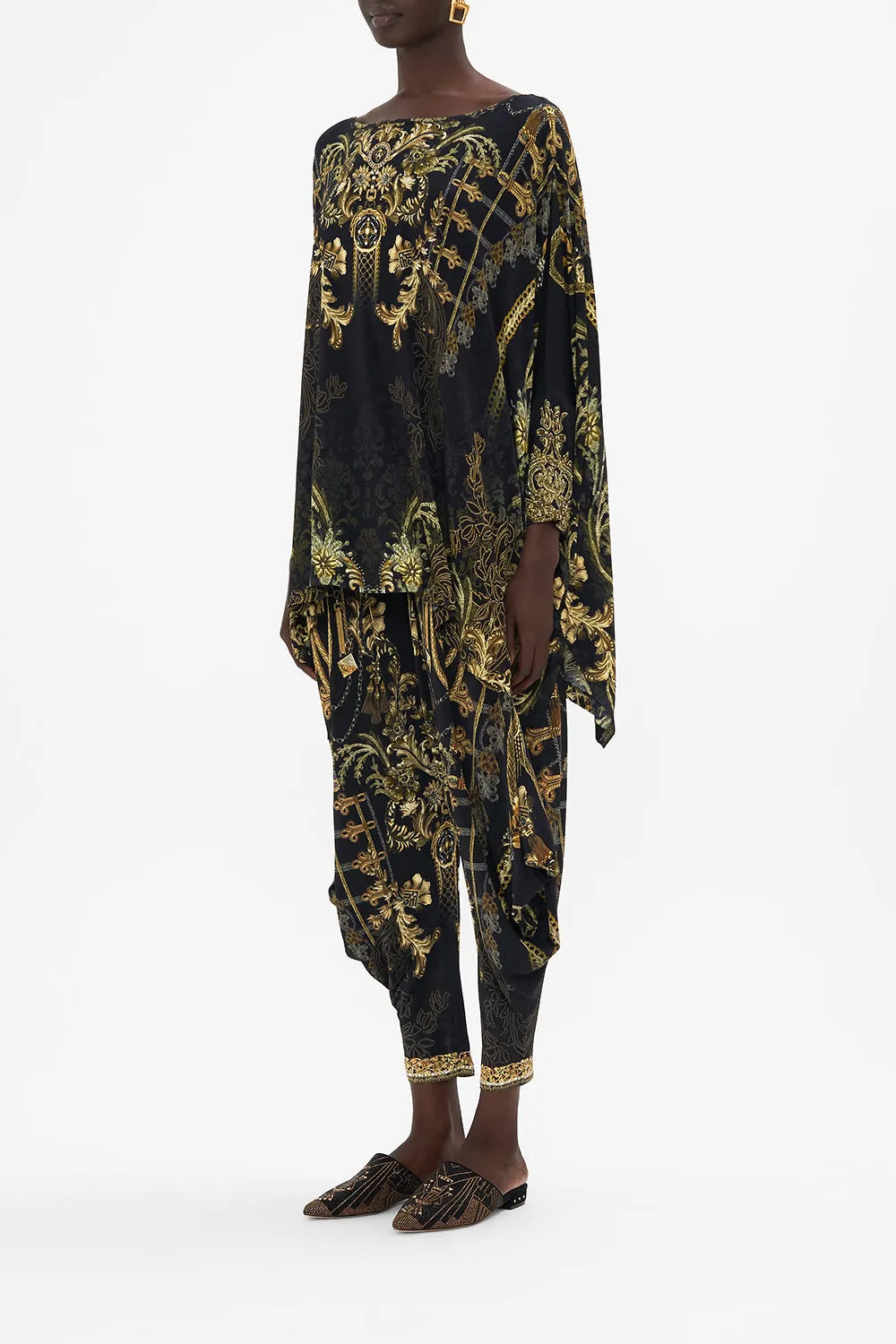 SCOOP NECK SLOUCH TEE THE NIGHT IS NOIR sold by Camilla product image thumbnail 4