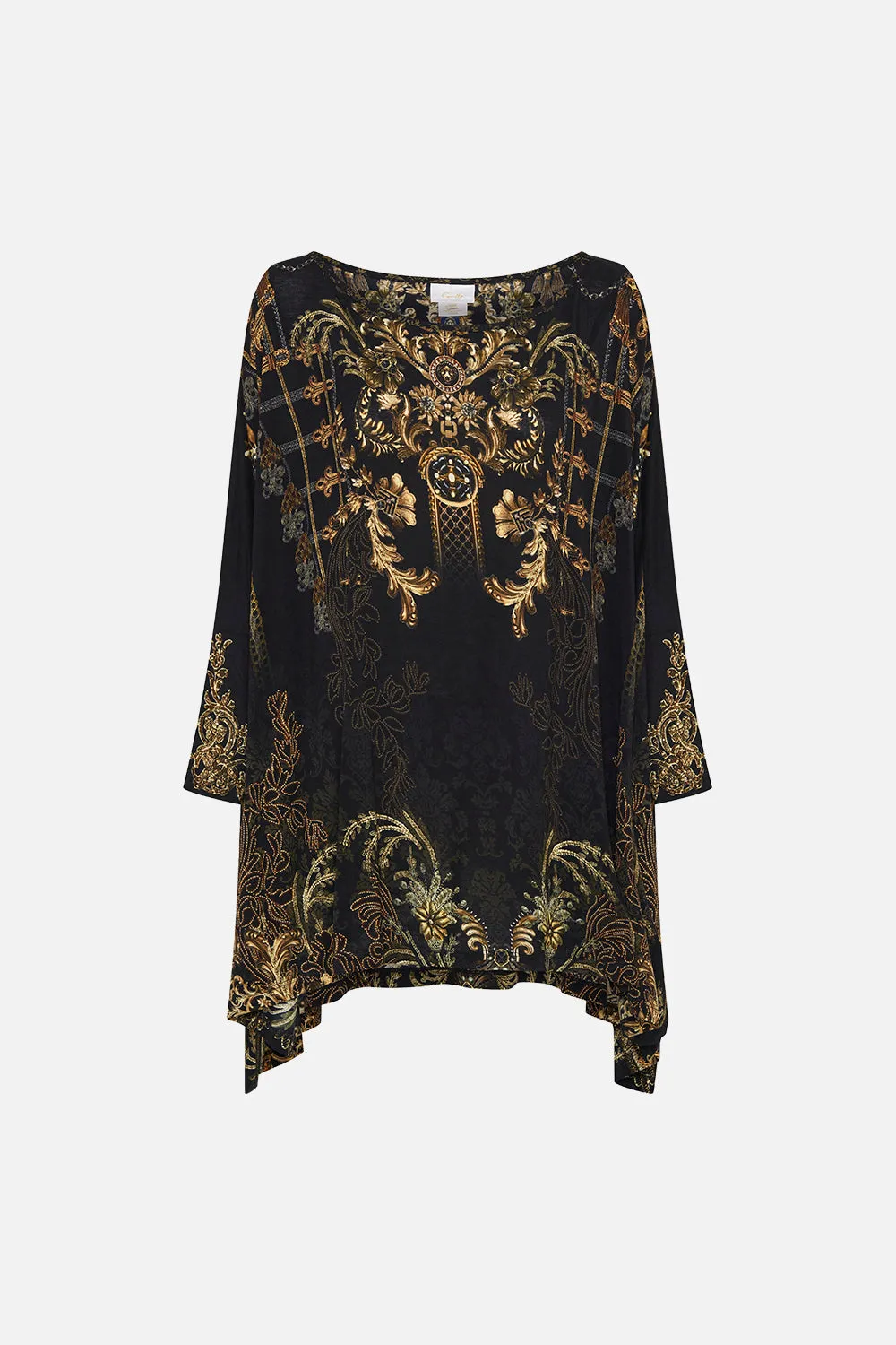 SCOOP NECK SLOUCH TEE THE NIGHT IS NOIR sold by Camilla product image thumbnail 3