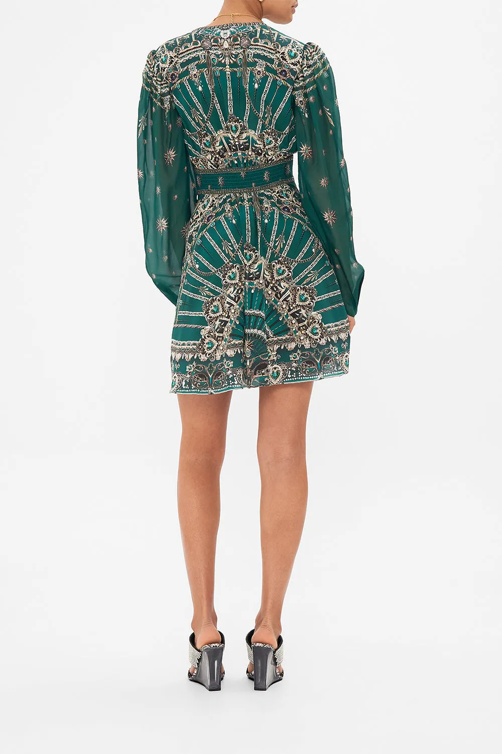 DROP SLEEVE DRESS WITH WAISTBAND A VENICE VEIL sold by Camilla product image thumbnail 2