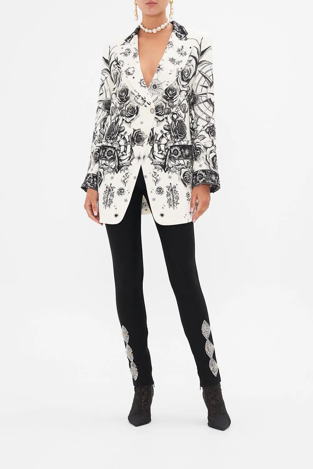LONGLINE RELAXED JACKET TALES OF TATTOO sold by Camilla