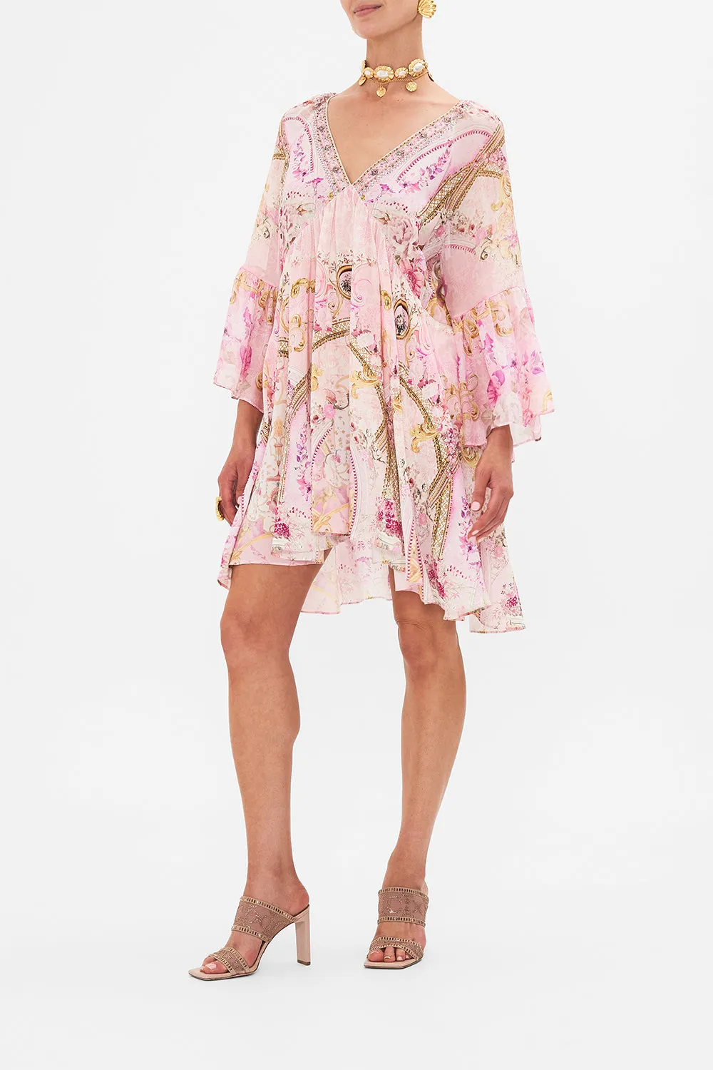 A-LINE RUFFLE SLEEVE DRESS FRESCO FAIRYTALE sold by Camilla product image thumbnail 4