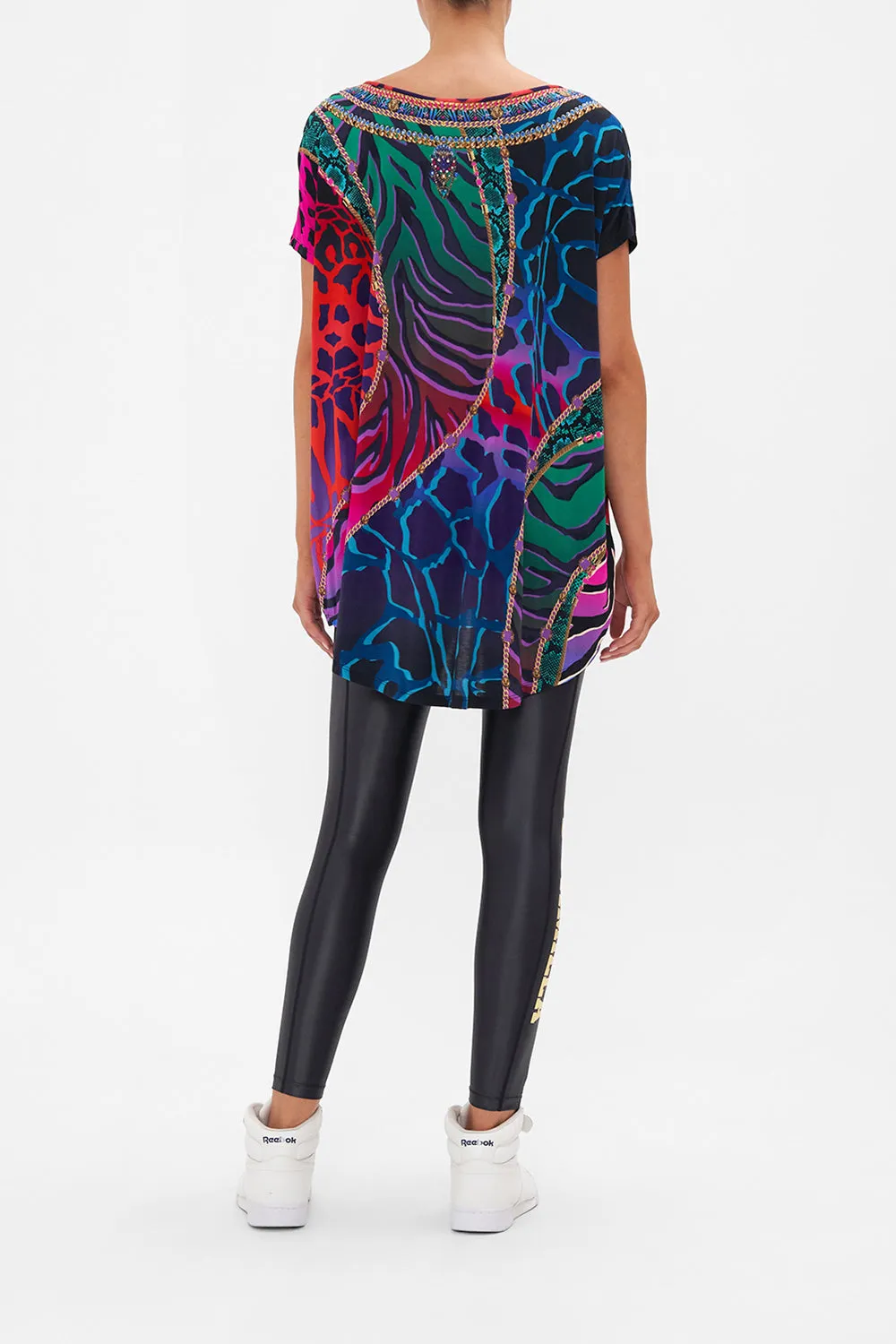 LOOSE FIT TEE UNDER THE NEON SUN sold by Camilla product image thumbnail 2