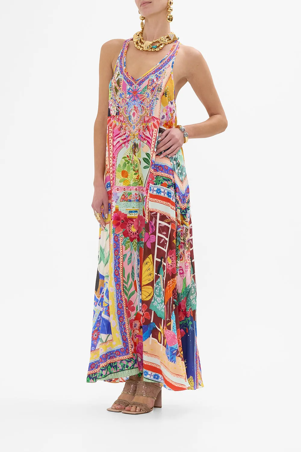 V NECK RACERBACK DRESS ROEQIYAS REALM sold by Camilla product image thumbnail 4