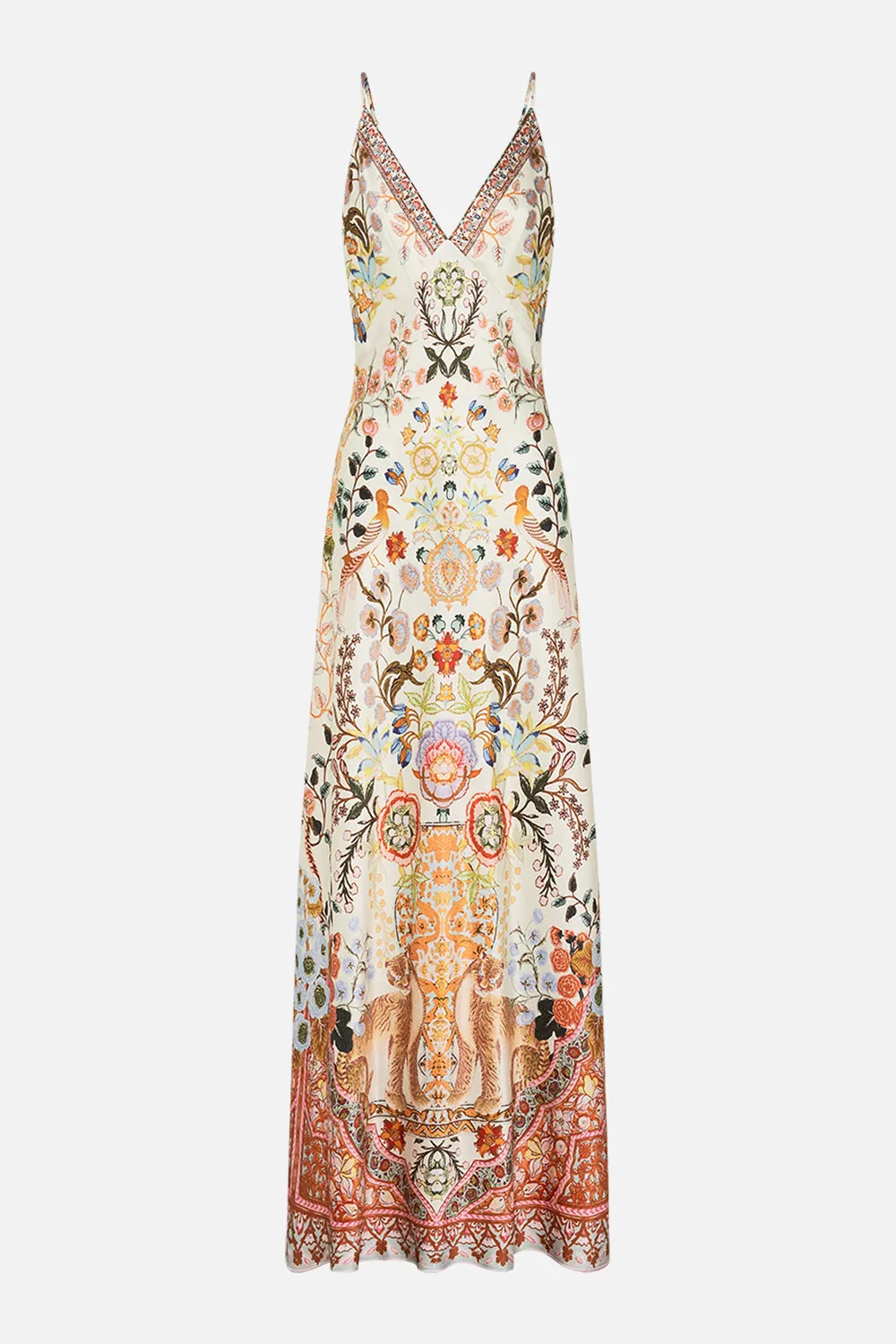 V NECK LONG BIAS SLIP DRESS WITH TRAIN IN HONOUR OF HEIRLOOMS sold by Camilla product image thumbnail 2