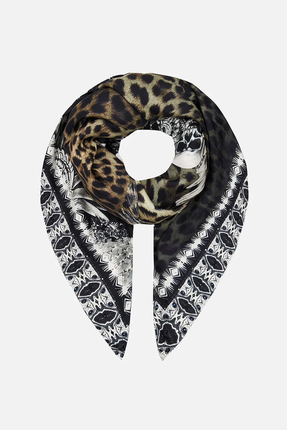 LARGE SQUARE SCARF ORDER OF DISORDER sold by Camilla