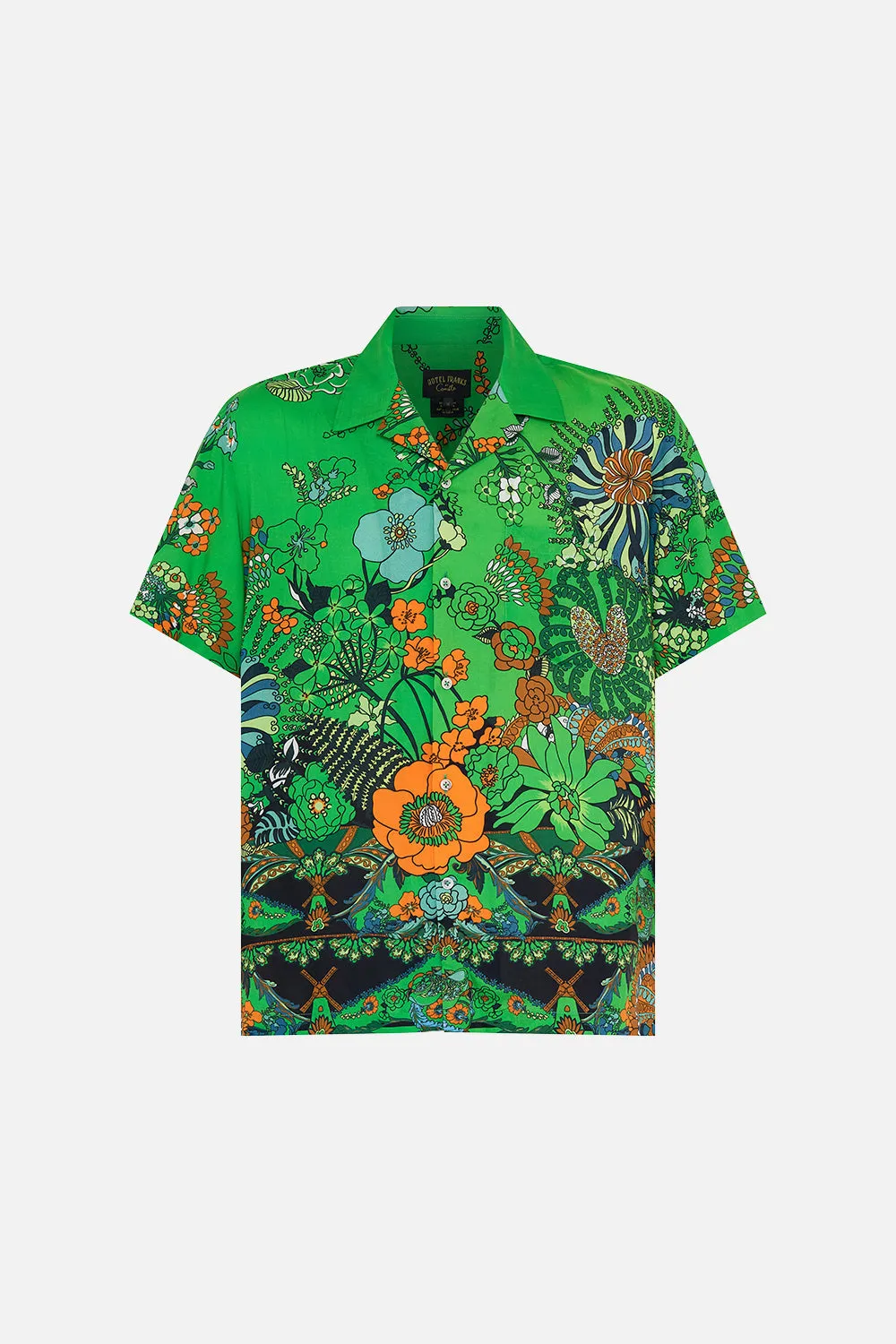 SHORT SLEEVE CAMP COLLARED SHIRT GOOD VIBES GENERATION sold by Camilla product image thumbnail 3