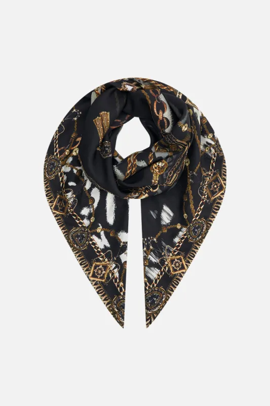 LARGE SQUARE SCARF UNTAMED ROYALTY sold by Camilla