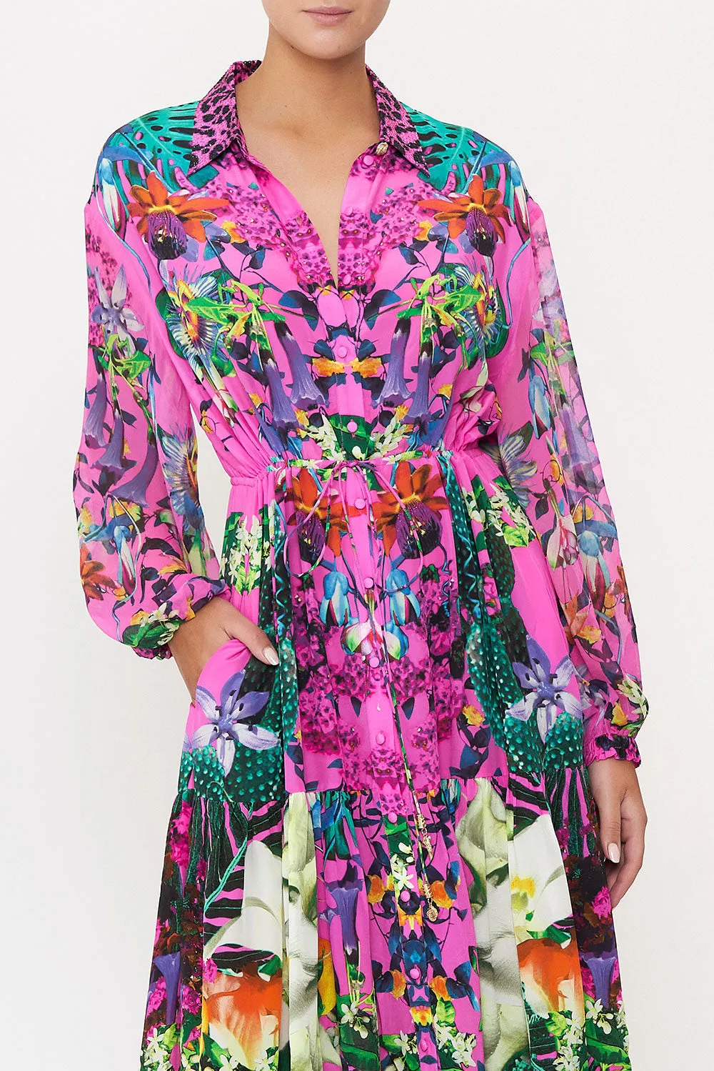 TIERED LONG SHIRT DRESS EXOTICA EROTICA sold by Camilla product image thumbnail 5