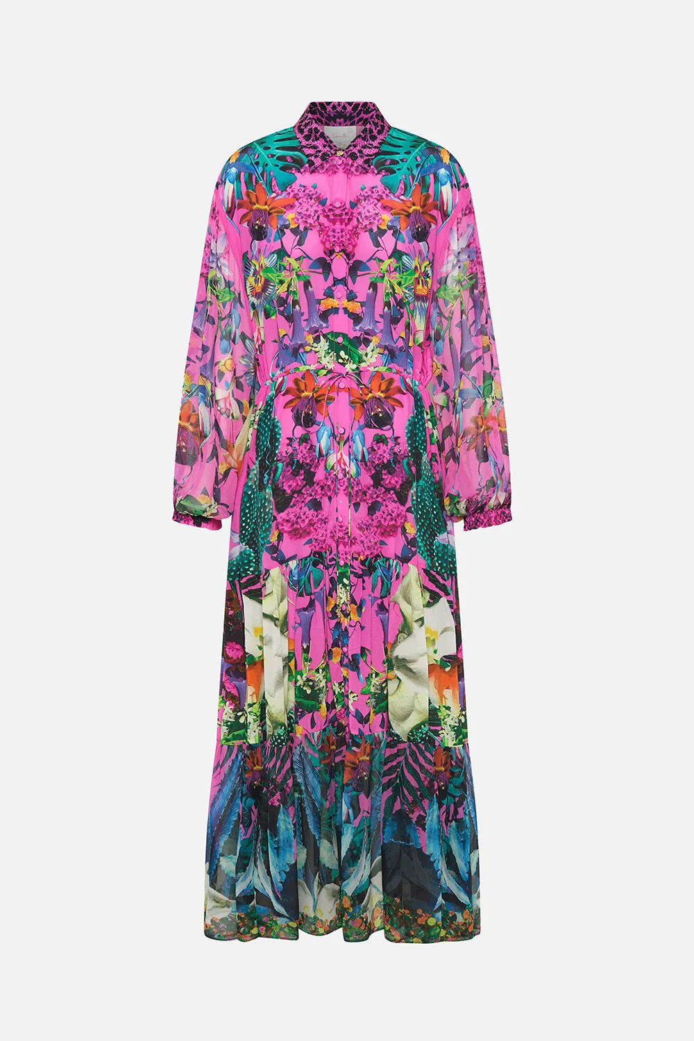 TIERED LONG SHIRT DRESS EXOTICA EROTICA sold by Camilla product image thumbnail 3