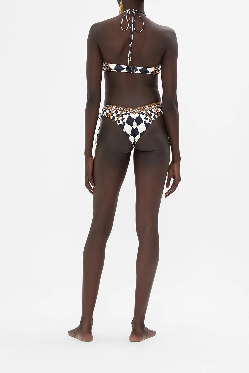 HIGH LEG ROUCHED SIDE PANT DUOMO DYNASTY sold by Camilla product image thumbnail 3