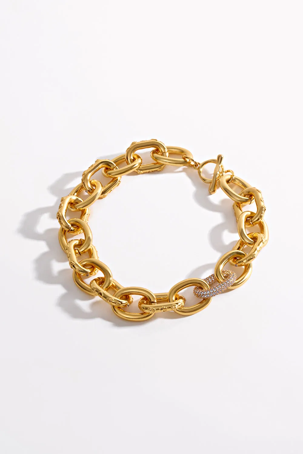 COSMIC CARTOUCHE NECKLACE GOLD sold by Camilla