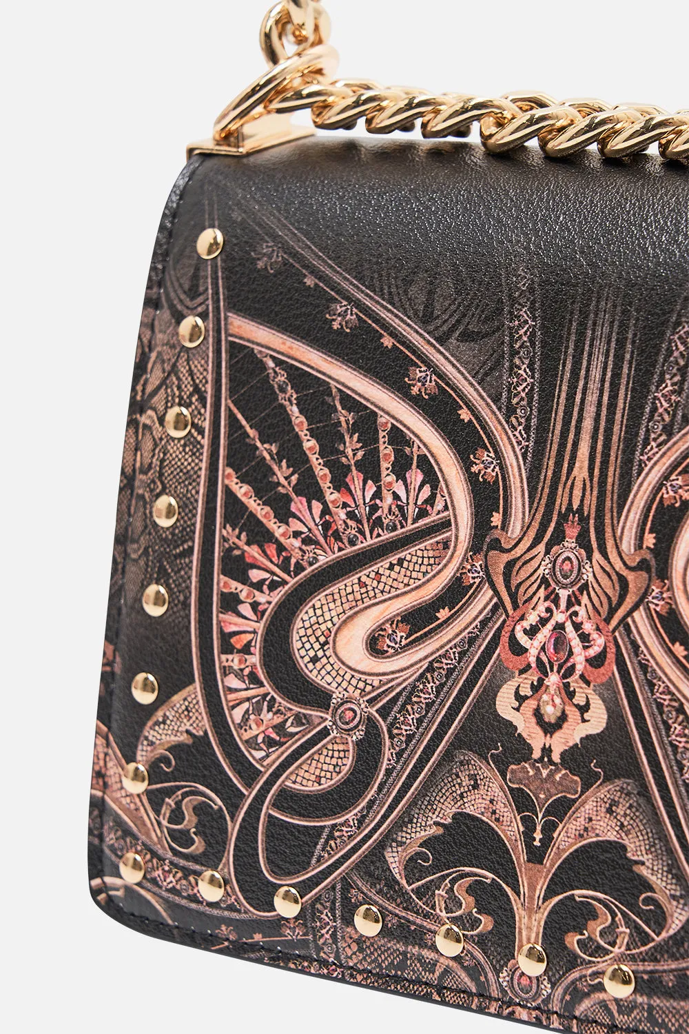 CROSSBODY BOX BAG WITH CHAIN NOUVEAU NOIR sold by Camilla product image thumbnail 5