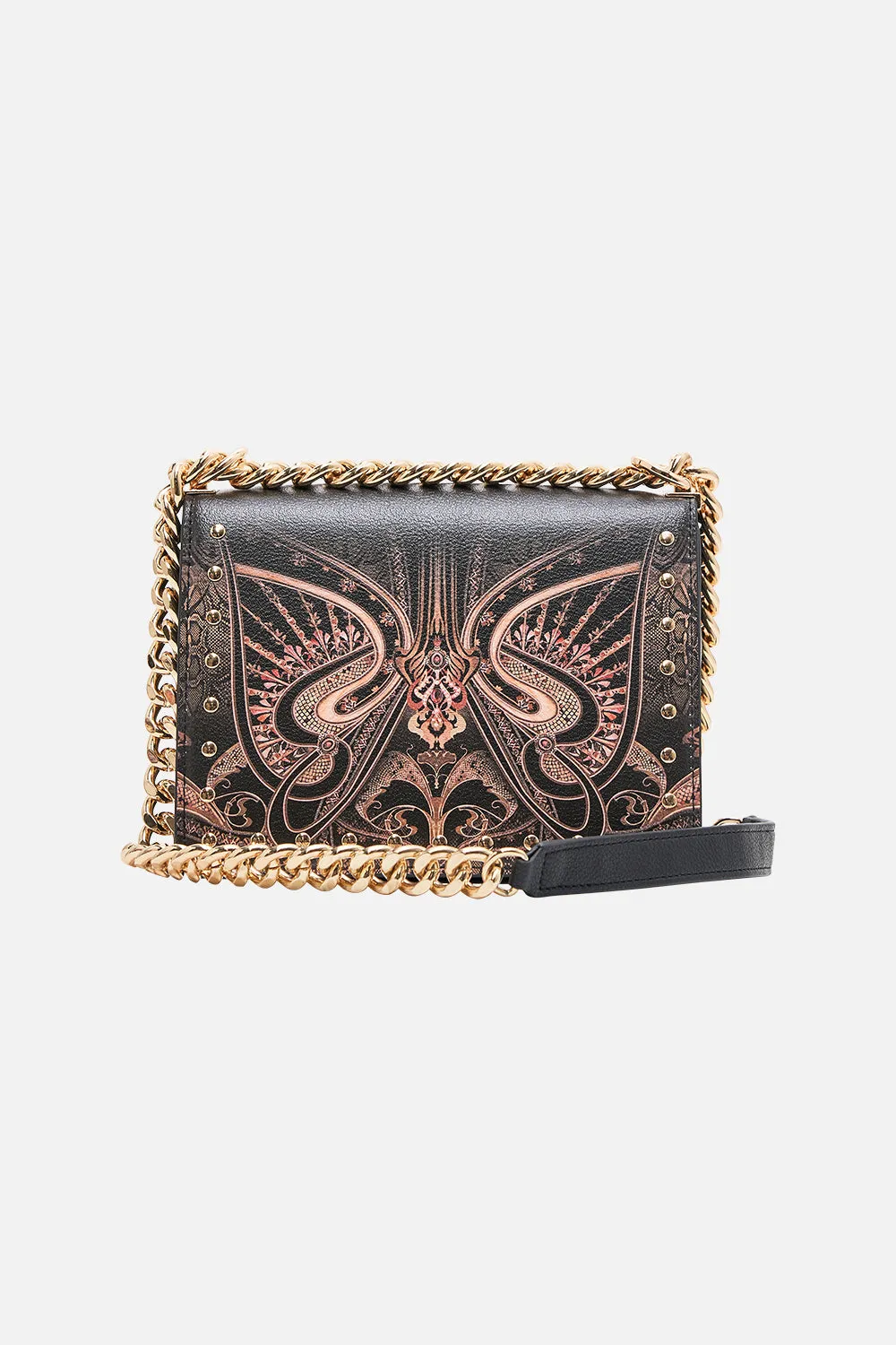CROSSBODY BOX BAG WITH CHAIN NOUVEAU NOIR sold by Camilla product image thumbnail 4