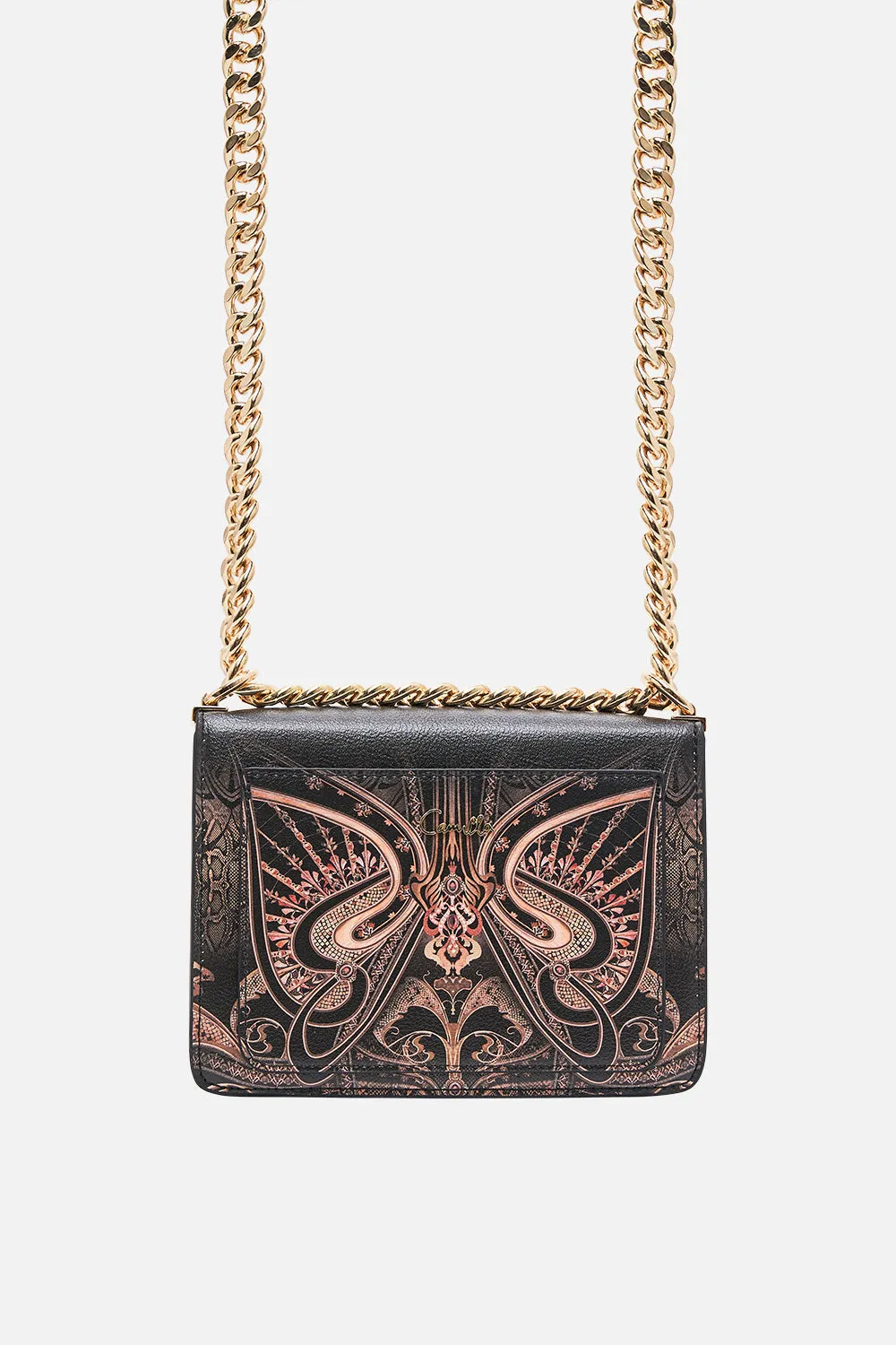 CROSSBODY BOX BAG WITH CHAIN NOUVEAU NOIR sold by Camilla product image thumbnail 3