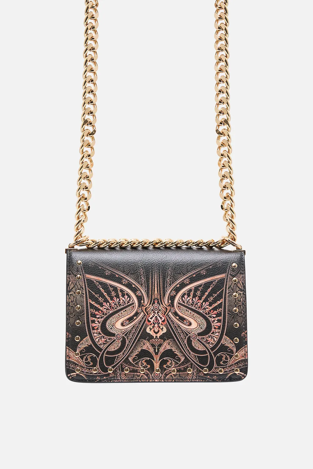 CROSSBODY BOX BAG WITH CHAIN NOUVEAU NOIR sold by Camilla