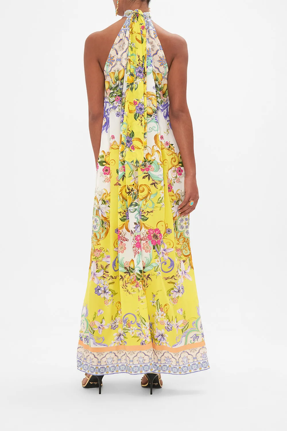 TIE NECK LONG DRESS CATERINA SPRITZ sold by Camilla product image thumbnail 2